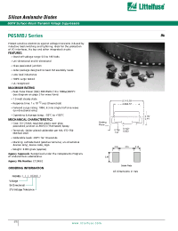 Datasheet P6SMBJ100A manufacturer Littelfuse